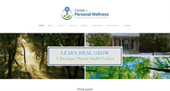 Desktop Screenshot of centerforpersonalwellness.com